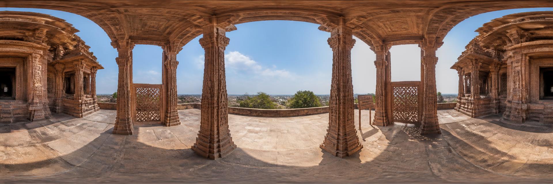 Sas Bahu Temple view 2
